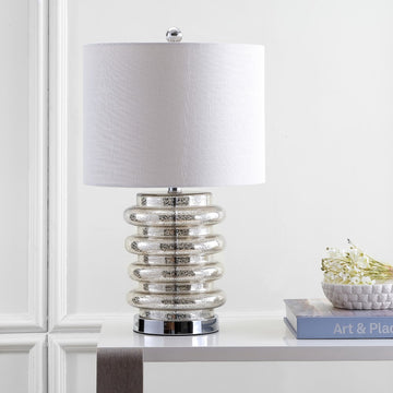 Allen 22.75" LED Glass Table Lamp - JONATHAN Y